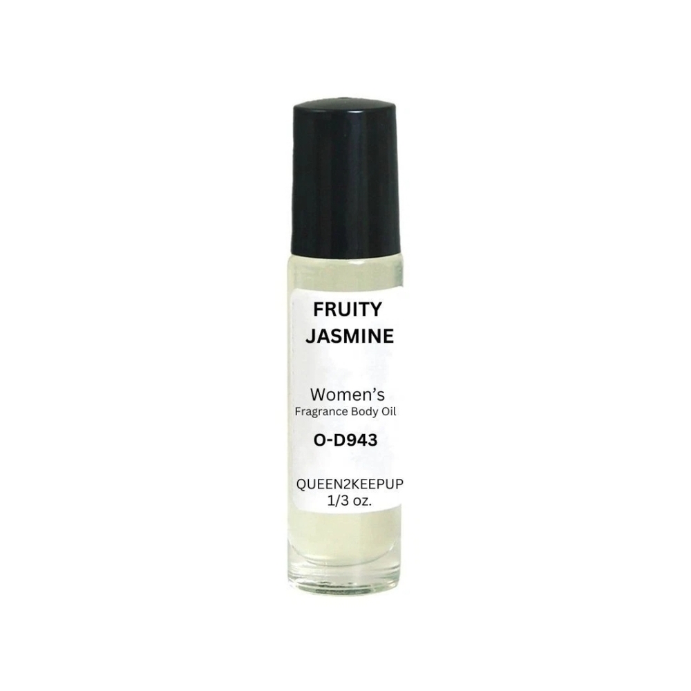 Fruity Jasmine (Women) Body Oil 10 ml Fragrance Pure Uncut 1/3 oz Roll-On Scent